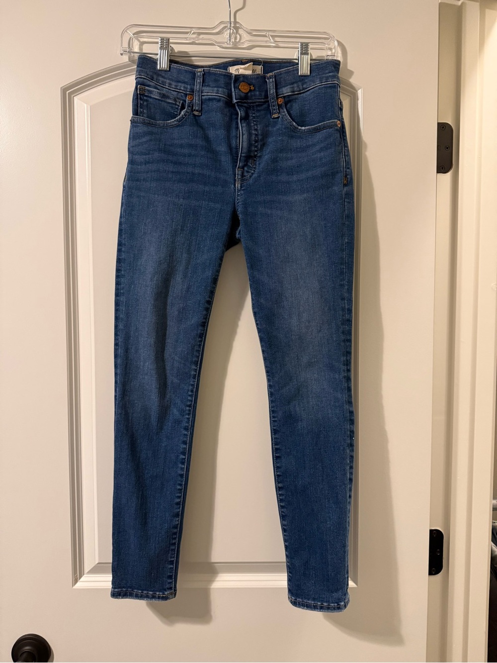 Madewell Women's Skinny Jeans in Medium Blue Wash